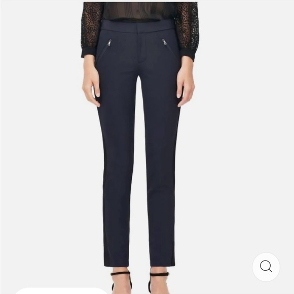 Rebecca Taylor Pants - Rebecca Taylor Ava Techy Slim Ankle Crop Pants in Navy  Women’s size 10